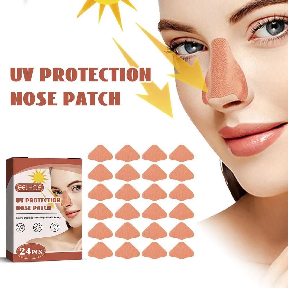 1/2 Packs Sun Nose Guard Sun Protection Nose Patch UV Nose Protection for Outdoor & Sports from Tanning, Cuttable & Breathable Oasis Select