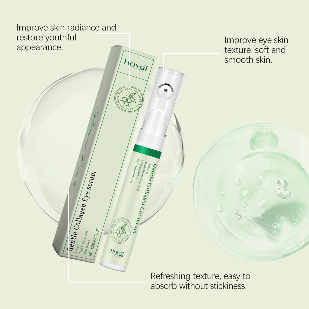 Collagen Eye Serum Cream Anti Dark Circles Eye Bags Eyes Puffy Repair Brightening Tighten Lifting Moisturizing Under Eye Roller Oasis Select