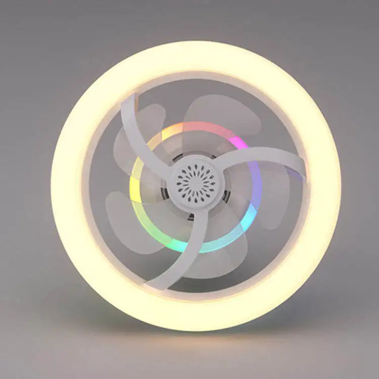 360° Aromatherapy Ceiling Fan Light | RGB LED & Remote Control