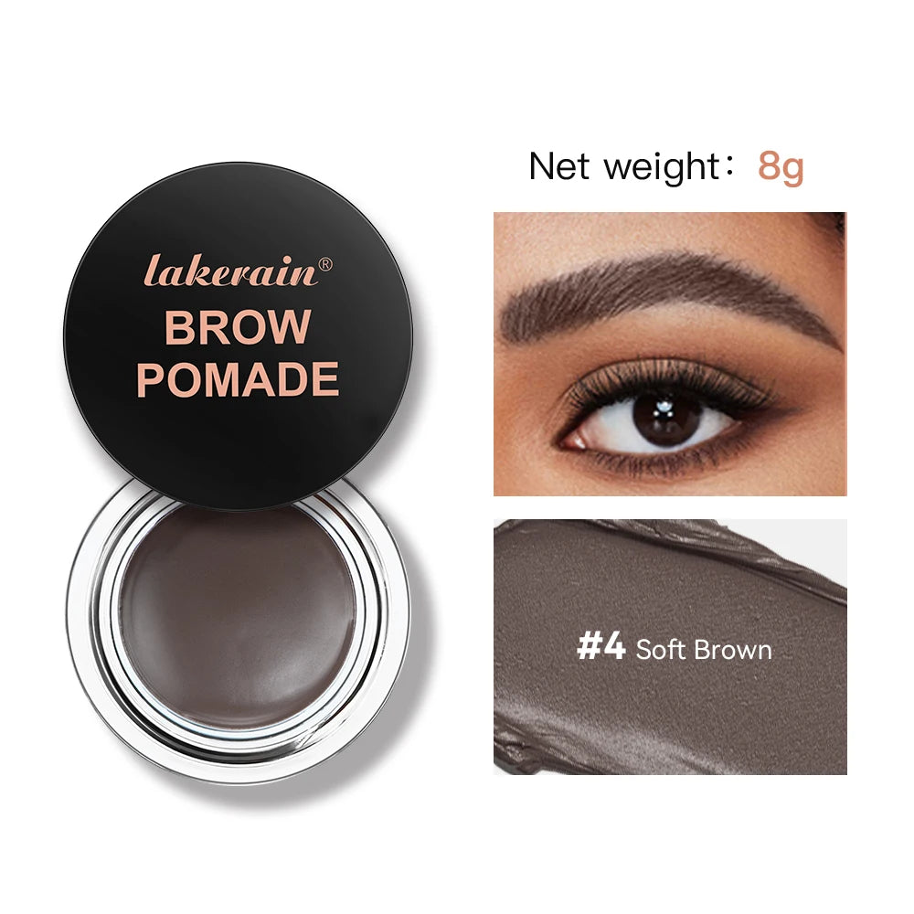 Matte Brown Black Wild Eyebrow Cream 3D Natural Tint Eyebrow Enhancers Gel Wax Waterproof Lasting Eye Makeup Cosmetic Tools Oasis Select 4Soft Brown