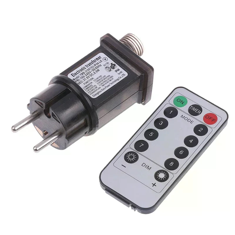 EU Plug AC 220V To 31VDC 6W 8 Functional With Remote Control SELV LED Lamp Driver Switch Adapter IP44 Waterproof Laser Lighting Oasis Select