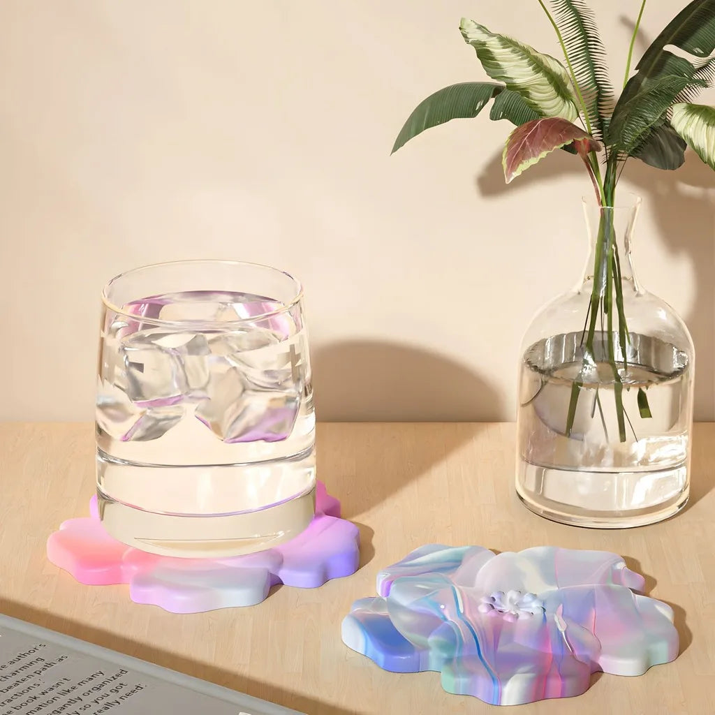 Flower Coaster and Storage Box Silicone Resin Mold for DIY Epoxy Casting Handmade Home Decor Oasis Select