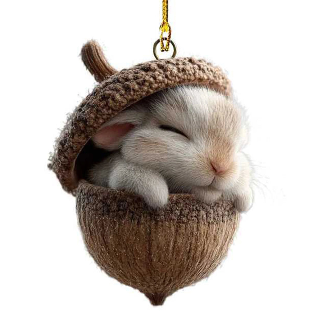 Acrylic 2D Animal Christmas Ornaments | Tree Pendants