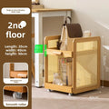 Bedside tables are simple, modern shelves, small cabinets, bedside cabinets, storage, rental room, and removable. Oasis Select Wangwen primary-2