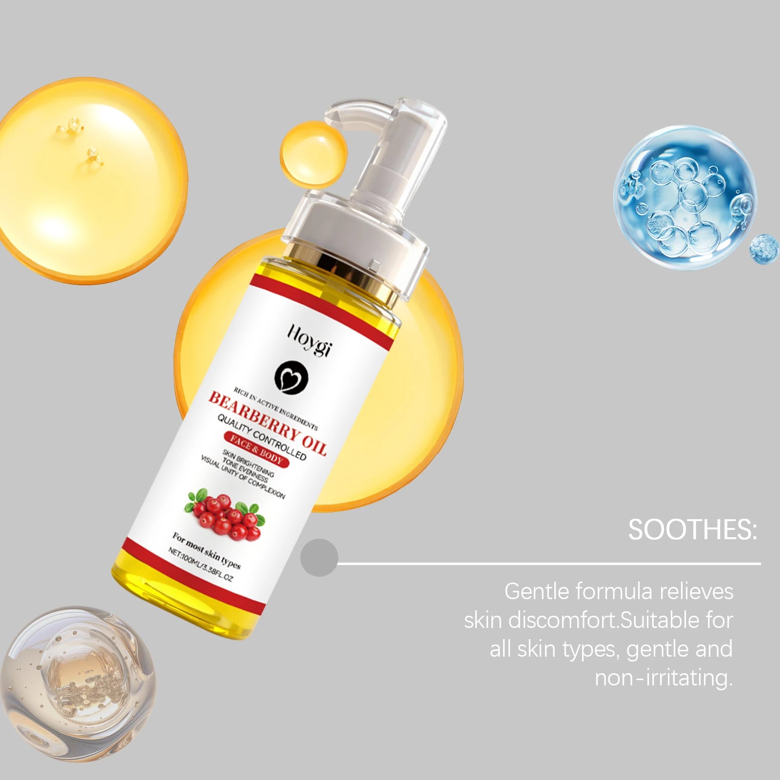 Body Oil Essential Oil Pure Natural Plant Oil Moisturizing Spa Scraping Massage Oil Skin Care Body Care Reduce Dryness 100ml Oasis Select