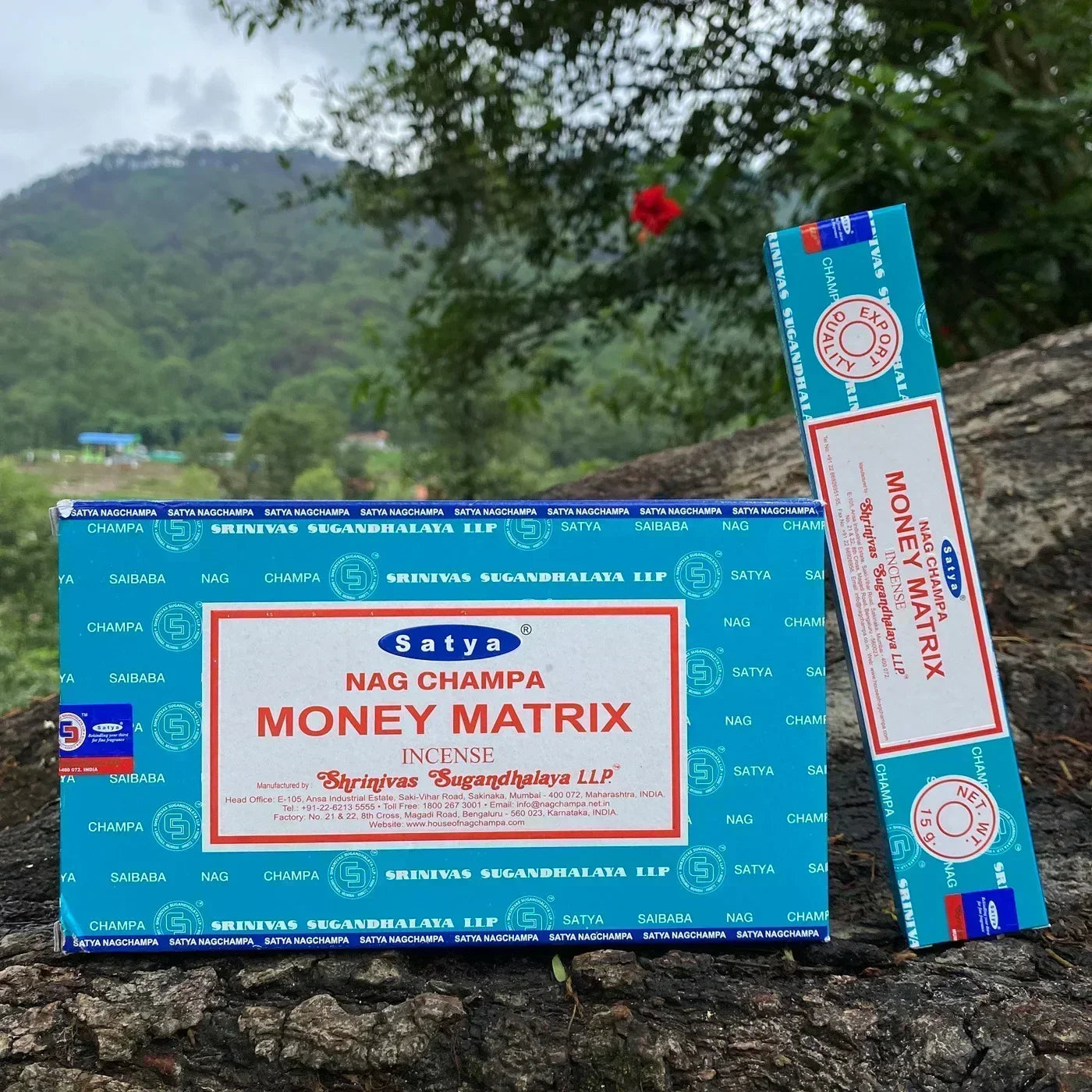 12box/6box Satya India Stick Incenses White Sage Sandalwood Palo Santo Peruvian Sacred Wood Aromatherapy Home Incense NAG Champa Oasis Select MONEY MATRIX 6 small boxex