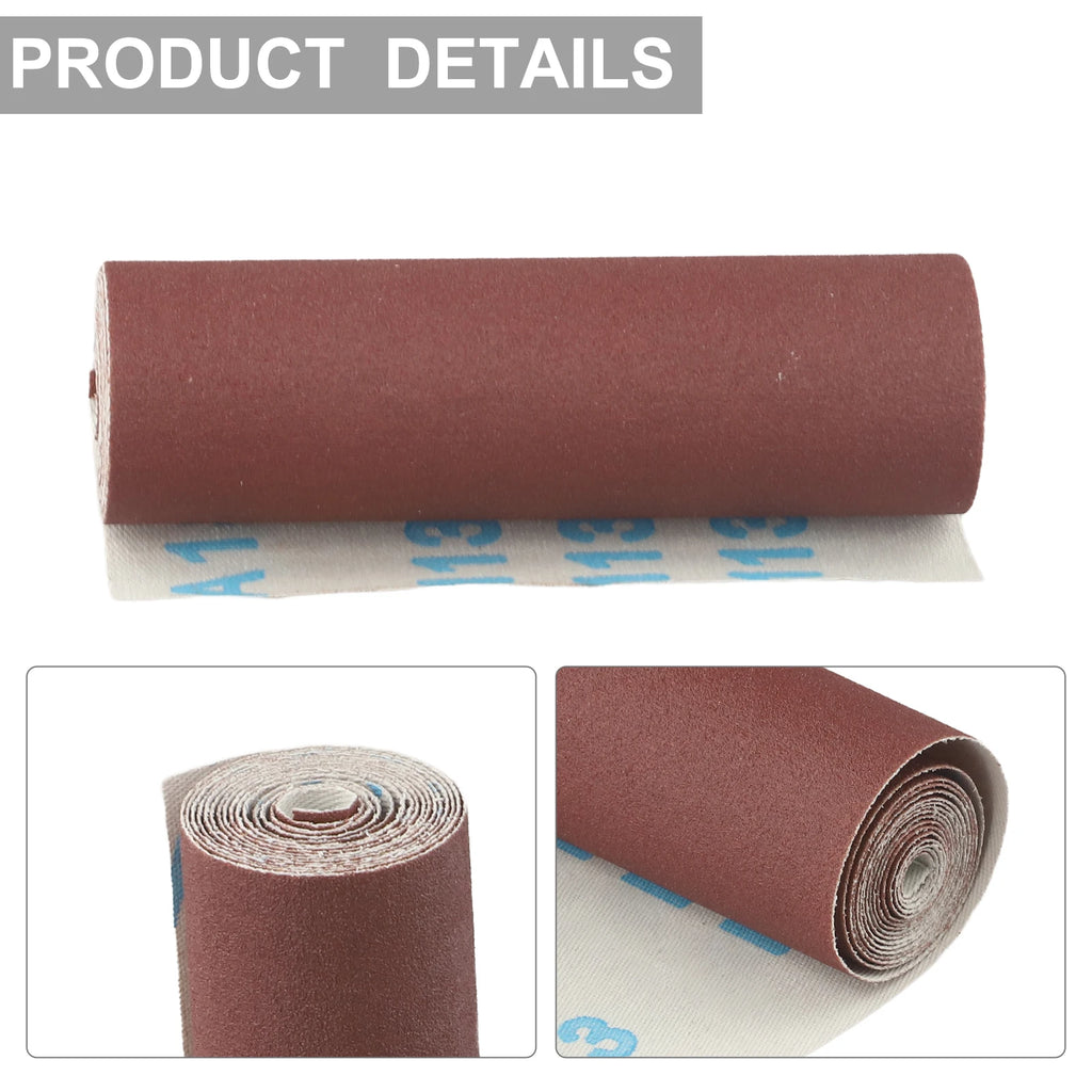 Sandpaper Roll Emery Cloth Sanding Abrasive Sheets 80 120 180 240 600 800Grit For Wood Furniture Metal Polishing Tools Oasis Select