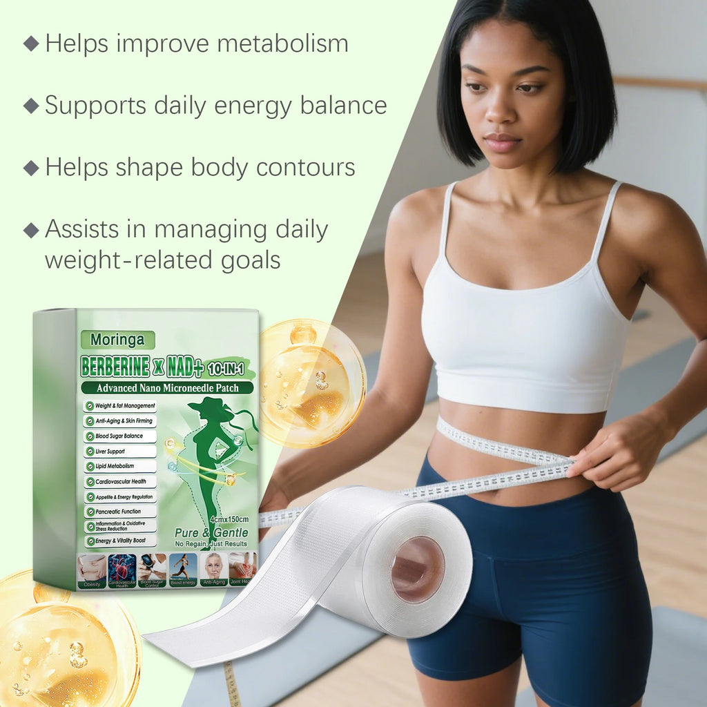 4cmx150cm Microneedle Body Care Patch Breathable Cuttable Gentle Skin Nourishing Body Shaping For Abdomen Thigh Arm Daily Use Oasis Select
