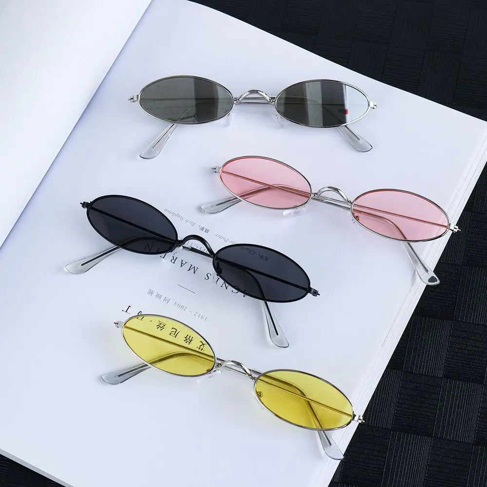 Retro Men and Women Accessories Eyeglasses Sun Glasses Vintage Shades Oval Sunglasses Oasis Select