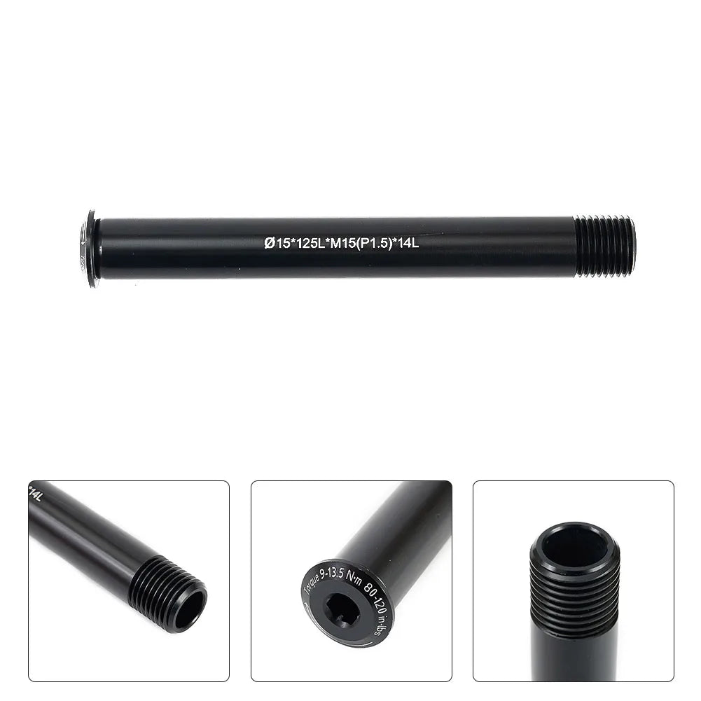 Bicycle Front Hubs Tube Shaft MTB Road Bike Quick Release Thru Axle Skewers For Replacement Front/Rear Thru Axle M15 /M12 Oasis Select