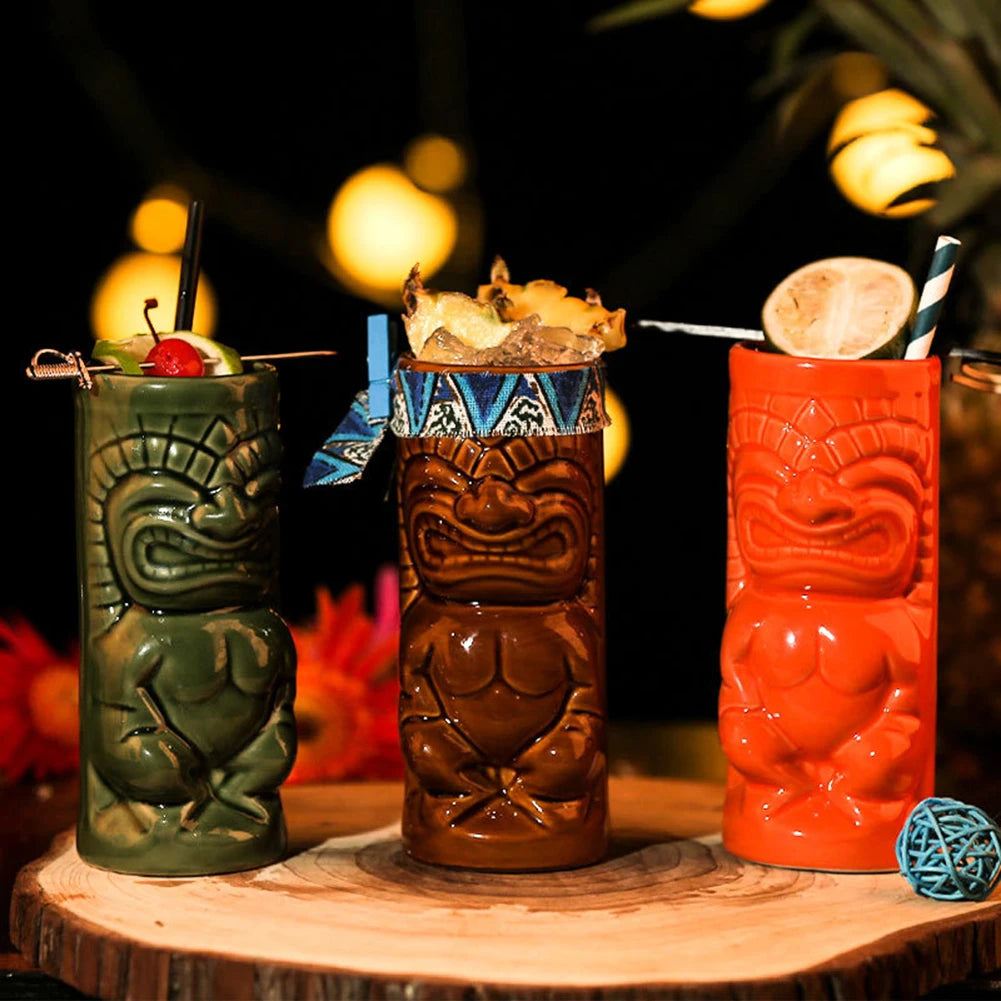 Hawaiian Tiki Ceramic Mug | Cocktail & Bar Drinkware