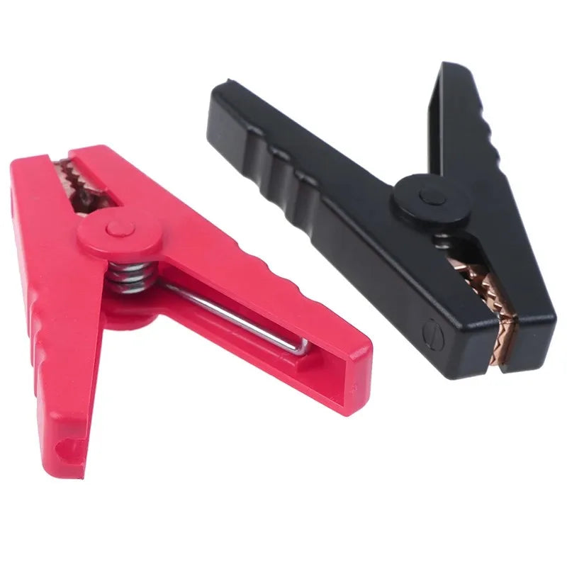 Car Battery Alligator Clips Positive Negative Insulated Terminal Clamps for Jump Start and Charging Oasis Select