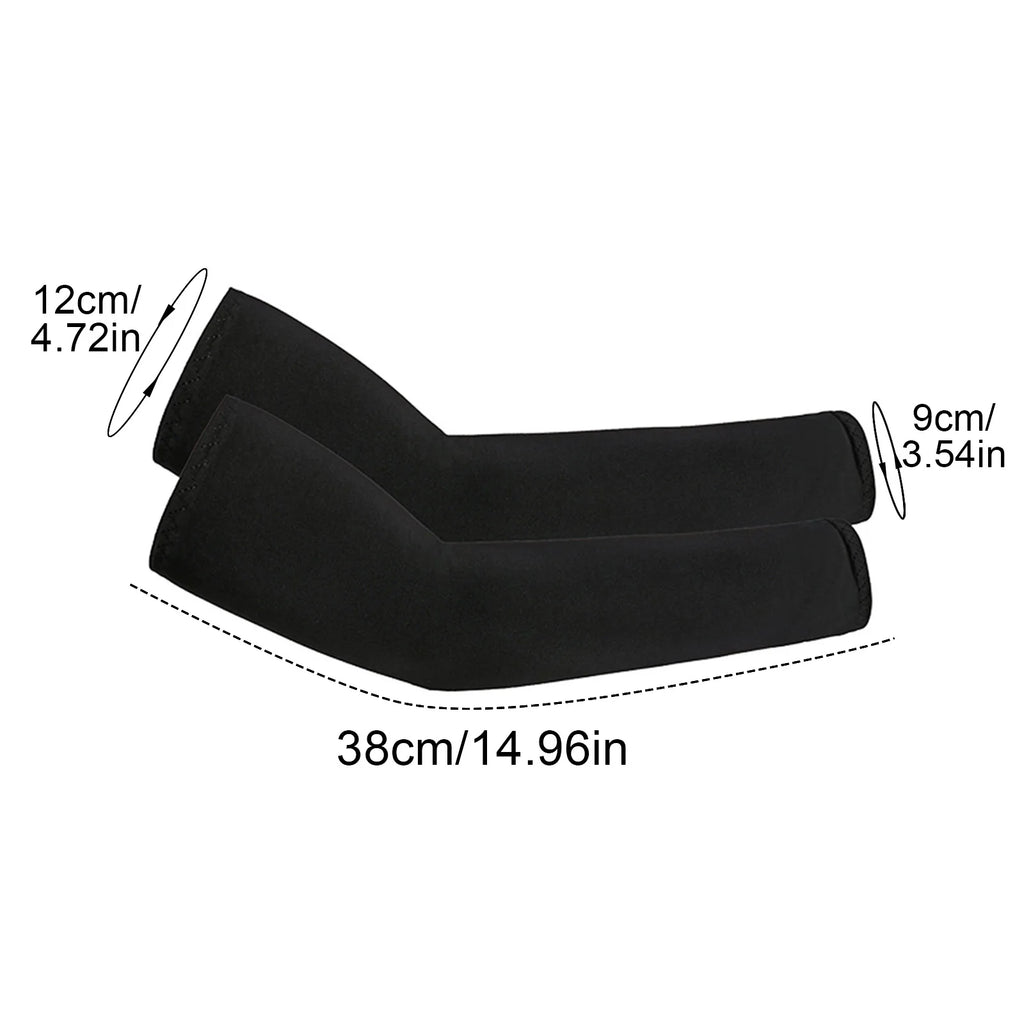 1 Pair Unisex Cooling Arm Sleeves Cover Sports Running UV Sun Protection Outdoor Men Fishing Cycling Quick Dry Arm Warmer Oasis Select