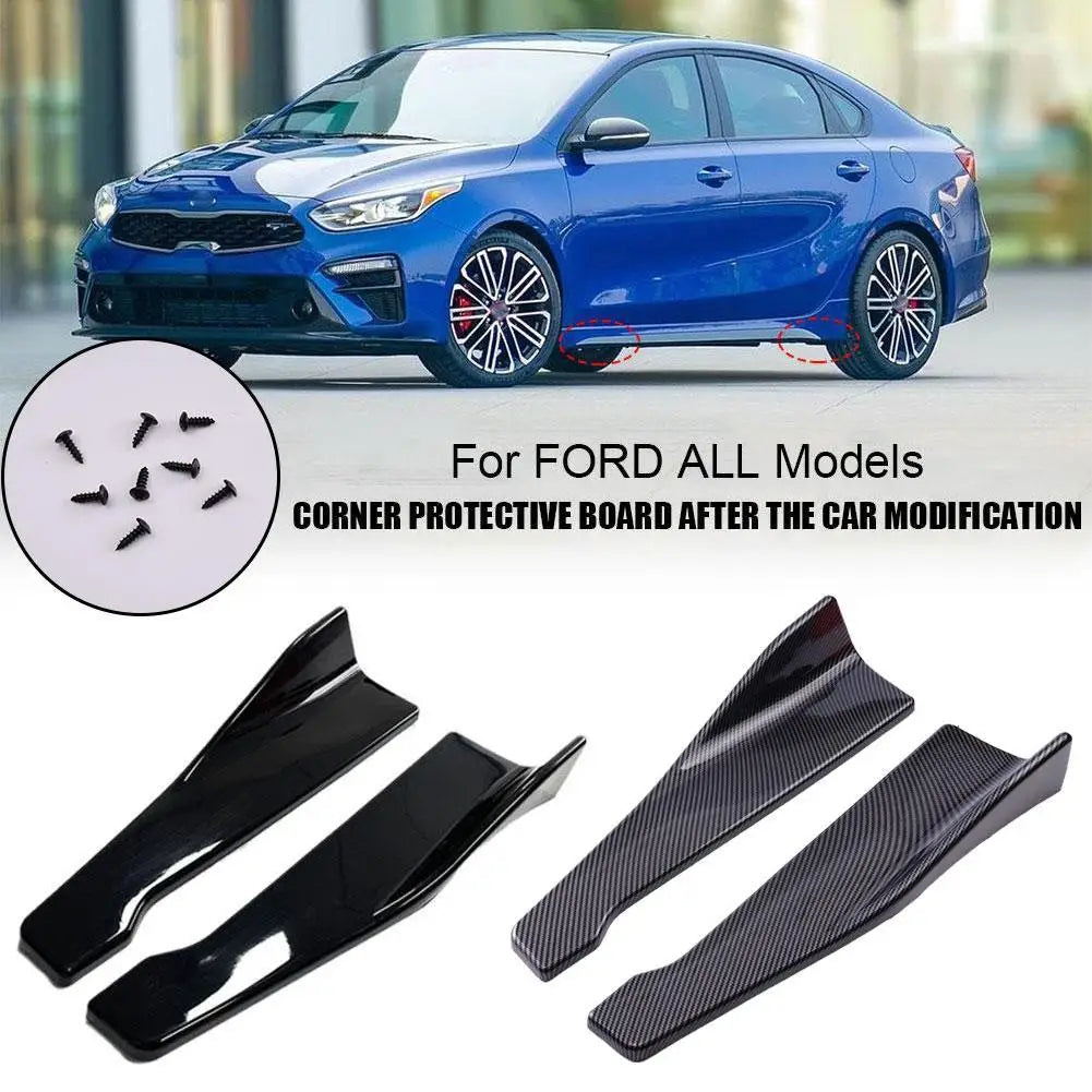 48CM Length Car Side Skirt Rear Bumper Lip Splitter Winglet Aprons Protector Scratch Automotive Accessories Oasis Select