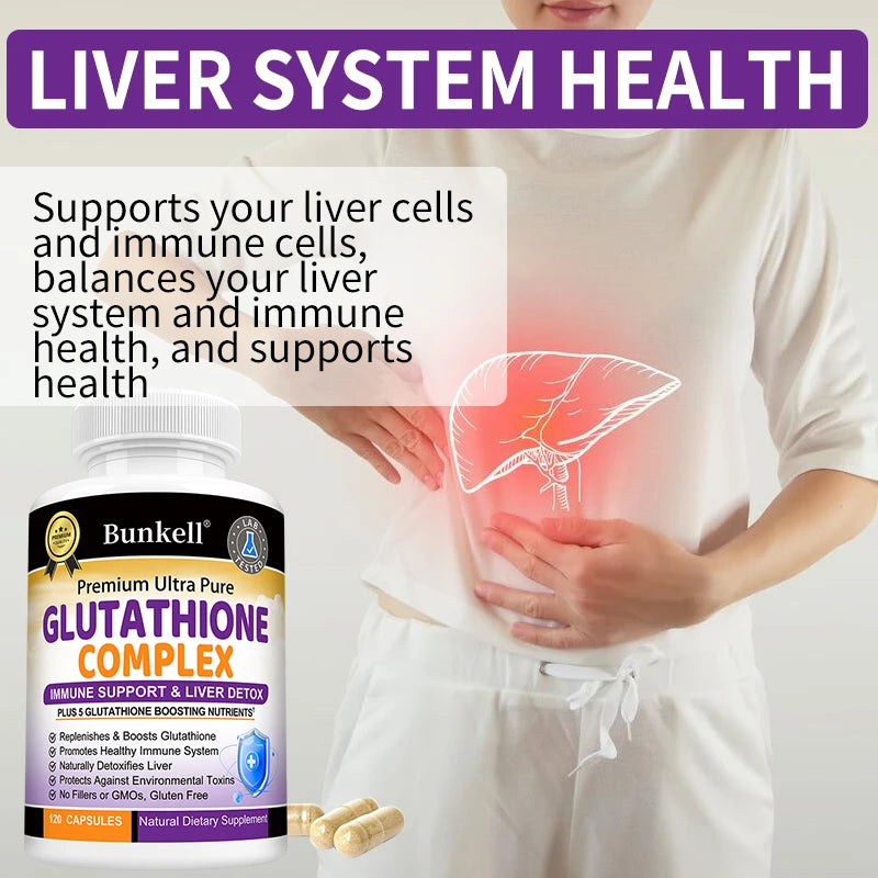 Glutathione Collagen Capsules – Skin Brightening & Anti-Aging Antioxidant Supplement Oasis Select