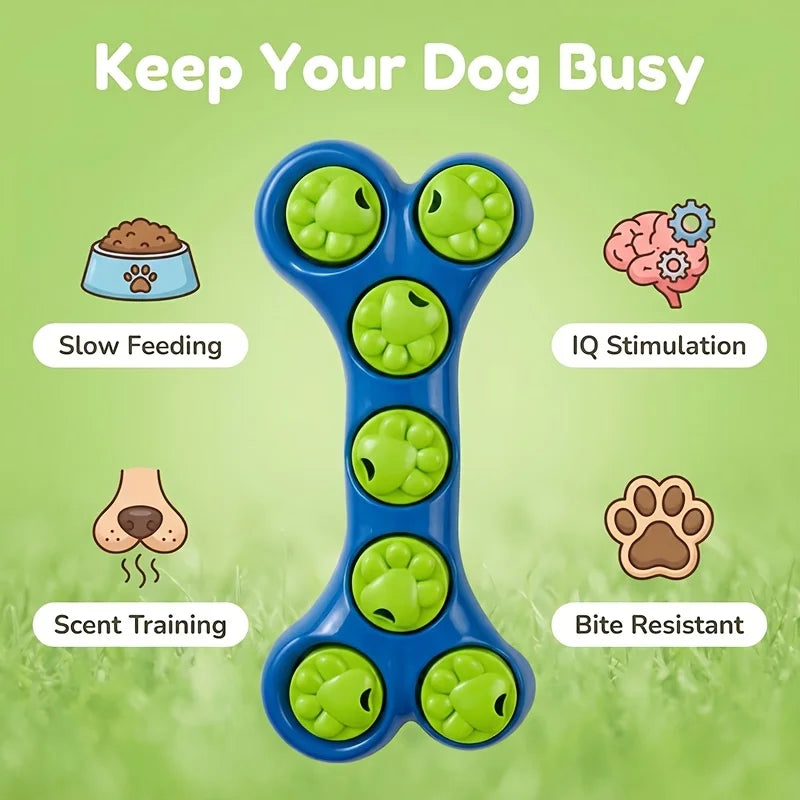 Toys for Relieving Dog Separation Anxiety,Treat-dispensing Puzzle Feeders, Anti-choke Slow-eating Bowls and Food-hiding Training Oasis Select