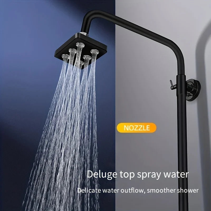 Top Spray Shower Head High Pressure Rotatable Supercharged Wall-Mounted Showerhead Upgrade Your Bathroom Accessories Oasis Select
