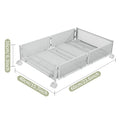 Under the bed rack Bedroom under the bed Storage rack Pull-out pulley Clothing organizer Storage box Oasis Select 1 white