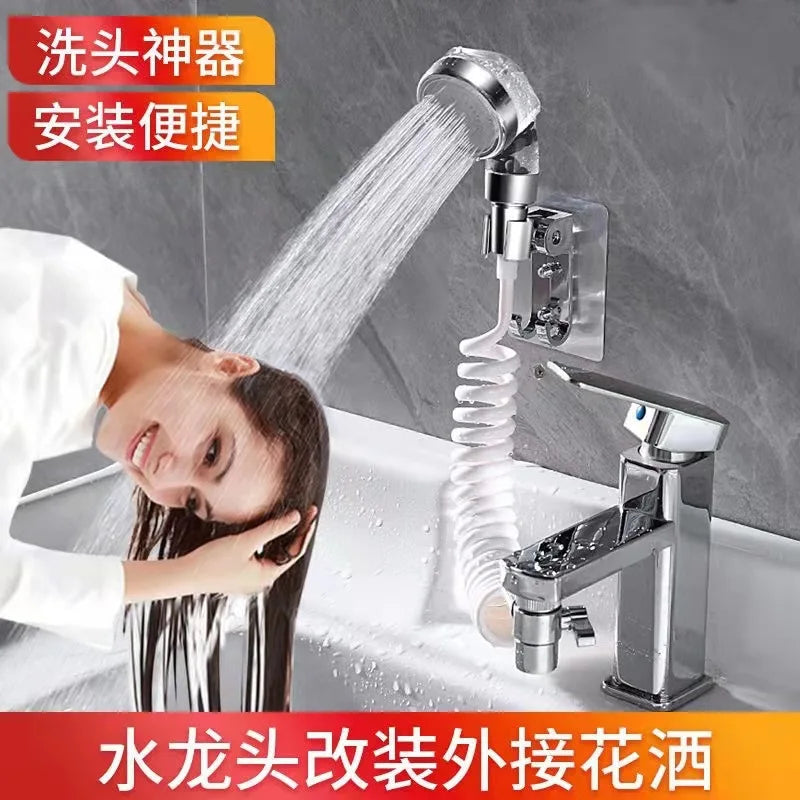New Faucet extender external shower head bathroom faucet adapter attachment washbasin faucet external shower head set Oasis Select
