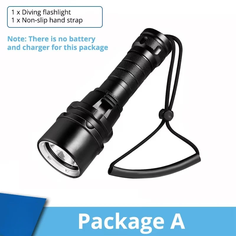 ESMARTER IP68 Diving Flashlight 1600LM | 100m Waterproof LED