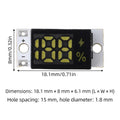 Mini Power Display Indicator 1S-4S Lithium Battery Capacity Tester Battery LED Digital Electricity Display Module Oasis Select 4.2V