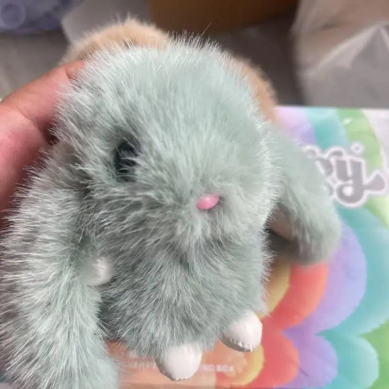 Cute Rabbit Plush Keychain Women Bag Car Keychain Pendant Decoration Jewelry Bags Hanging Accessories Gifts Oasis Select MR-05