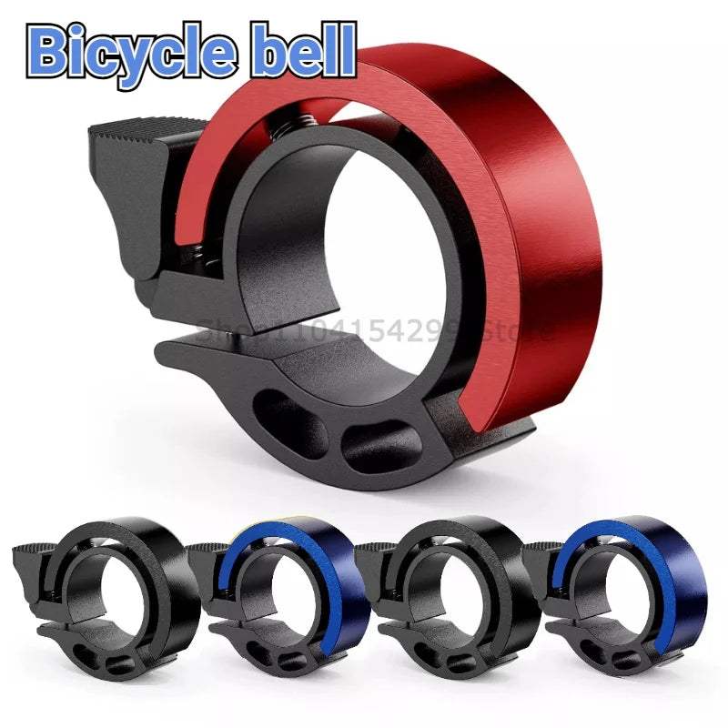 Invisible Alloy Bicycle Bell Loud Clear Sound Warning Alarm Universal Handlebar Bike Ring for Road Cycling Safety Accessories Oasis Select