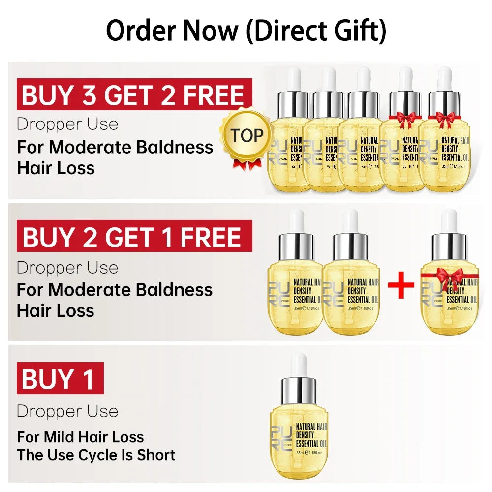 PURC Hair Care Set Nourish Smoothing Shiny Hair Treatment Repair Dry Damaged Frizzy Hair Care Products Oasis Select