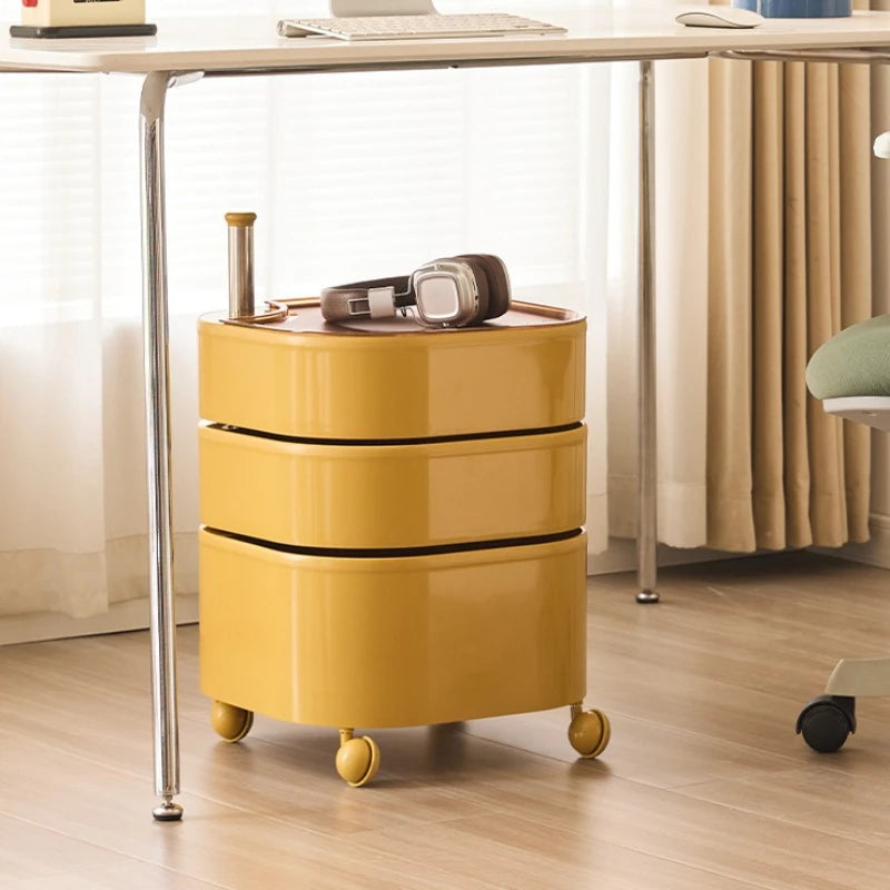 Bedside table 360 rotating mobile bedroom small cabinet Douyin Internet celebrity small storage simple locker Oasis Select