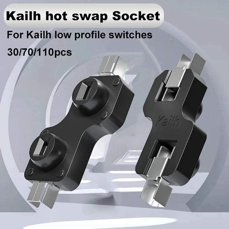 10/30/70/110pcs Kailh Hot Swapping PCB Socket Mechanical Keyboard Hot Swap Dock for Outemu Cherry MX Switches DIY Keyboard Axis Oasis Select