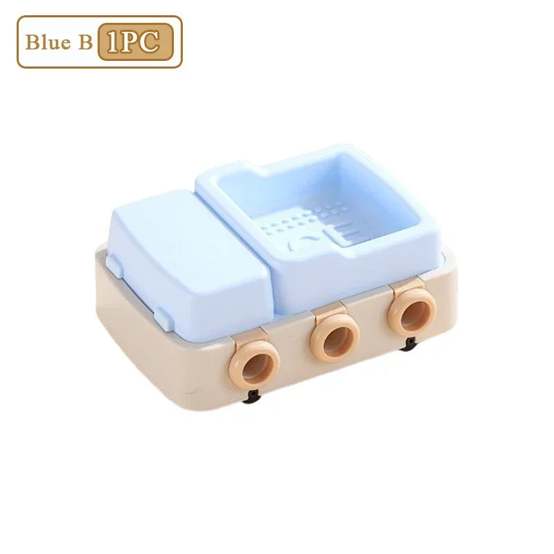 1/2/4PCS Small Boat Minivan Silicone Ice Mold DIY Children Homemade Ice Cream Mold Ice Cream Ice Lattice Making Ice Box Oasis Select Blue B-1PC