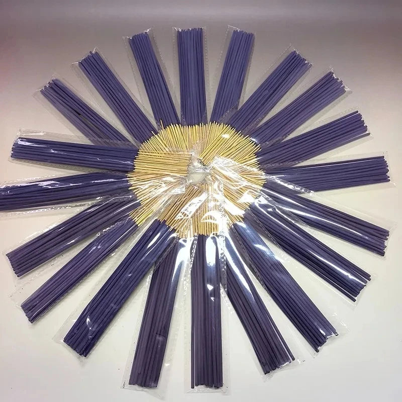 Bulk Sale 20Packs 22cm White Sage Incense Sticks Lavender Dragon Blood Fragrance for Yoga Meditation Home Bamboo Incense Sticks Oasis Select lavender