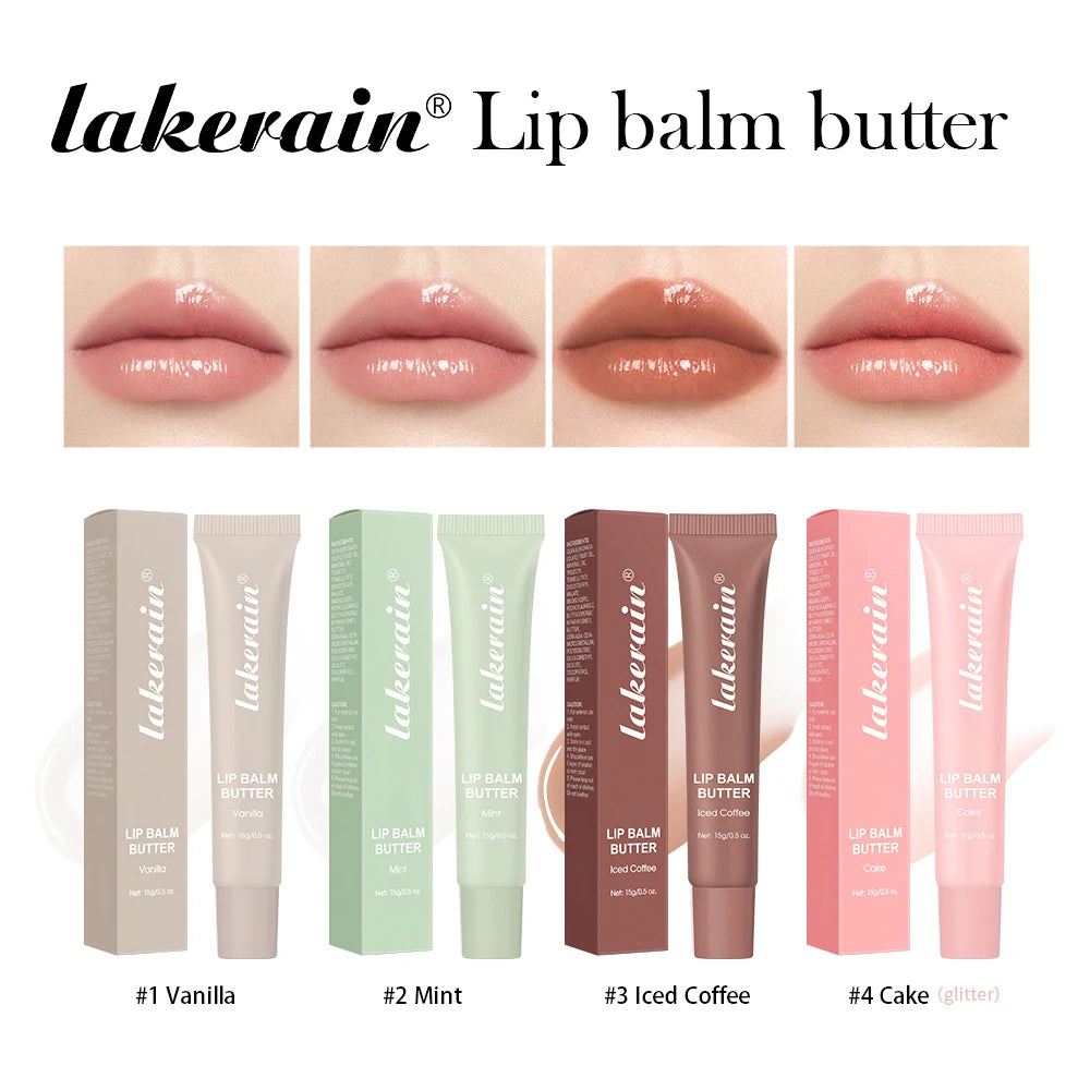 Butter Lip Balm Long Lasting Nourishes Moisturizes Soothes Lips Jelly Lip Gloss Oil Beautifying Smoothing Lip Care Balm Makeup Oasis Select