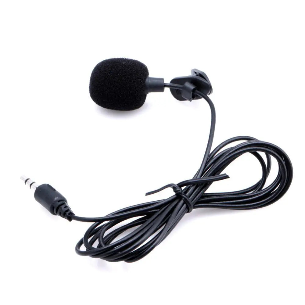 Mini Portable 1.5m Clip-on Microphone Condenser Lavalier Tie Clip Microphone For Audio Studio Wired Mic For PC Laptop Oasis Select