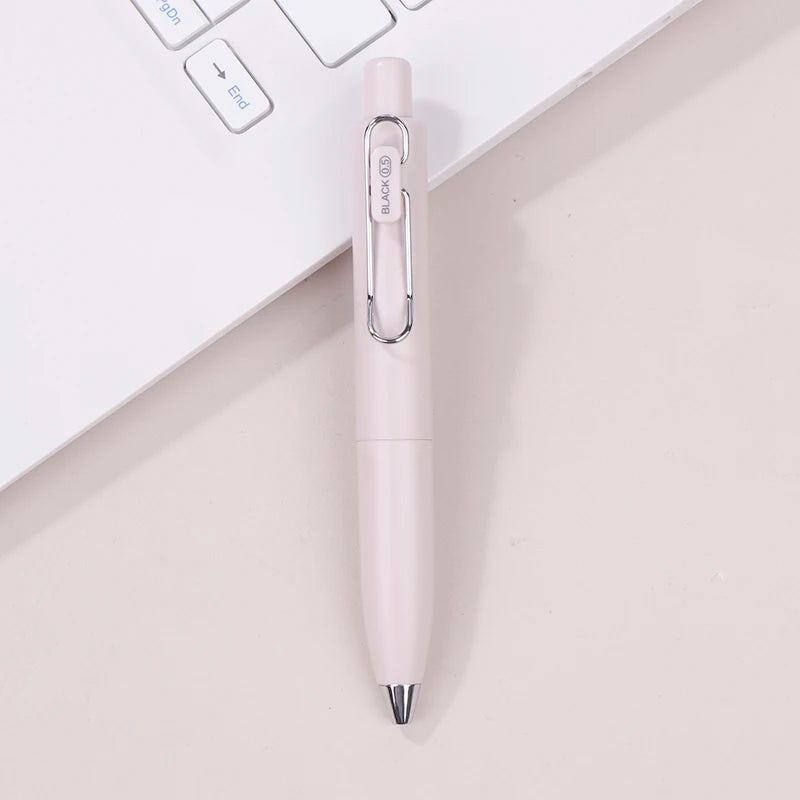 0.5mm Small Thick Core Fat Mini Pocket Pen Neutral Quick Dry Waterproof Uniball One Push Portable Oasis Select A5