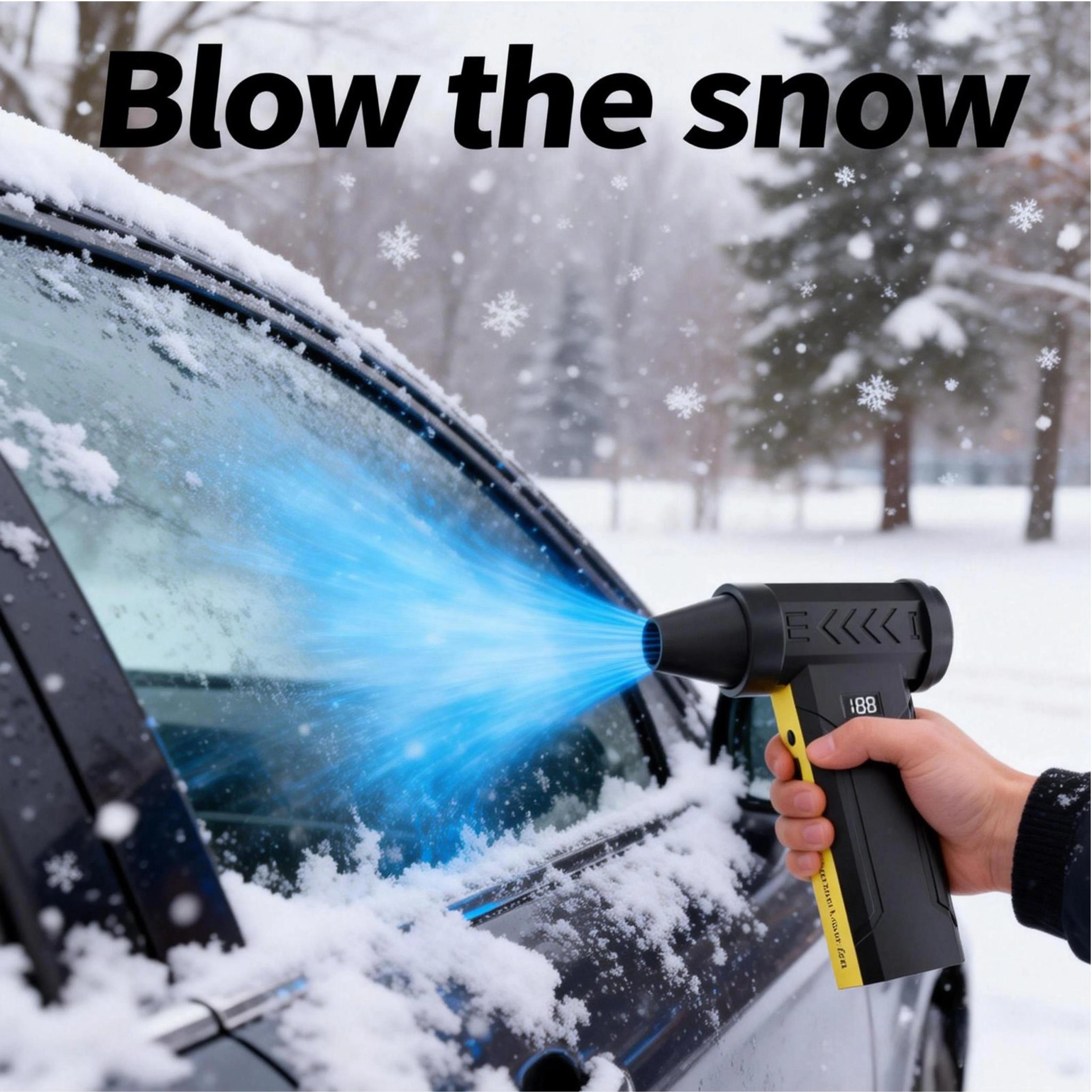 Handheld Turbo Jet Fan – 160,000 RPM Brushless, 10000mAh USB