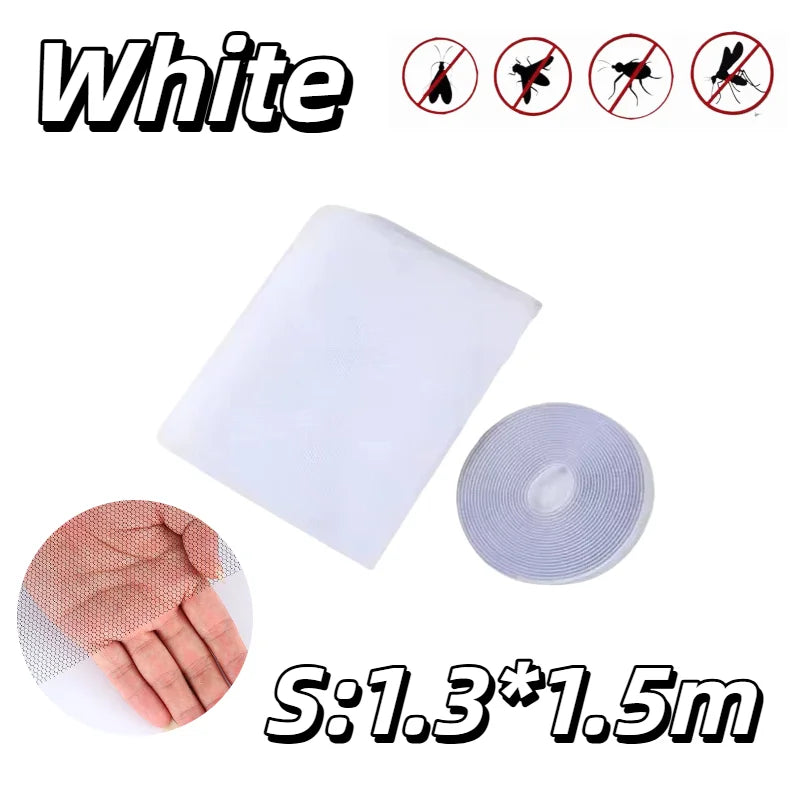 5x200cm Screen Repair Tape Window Door Waterproof Mosquito Net Patch Self-adhesive Super Fix Mesh Netting Broken Holes Tool Oasis Select 1PCS-White-130x150