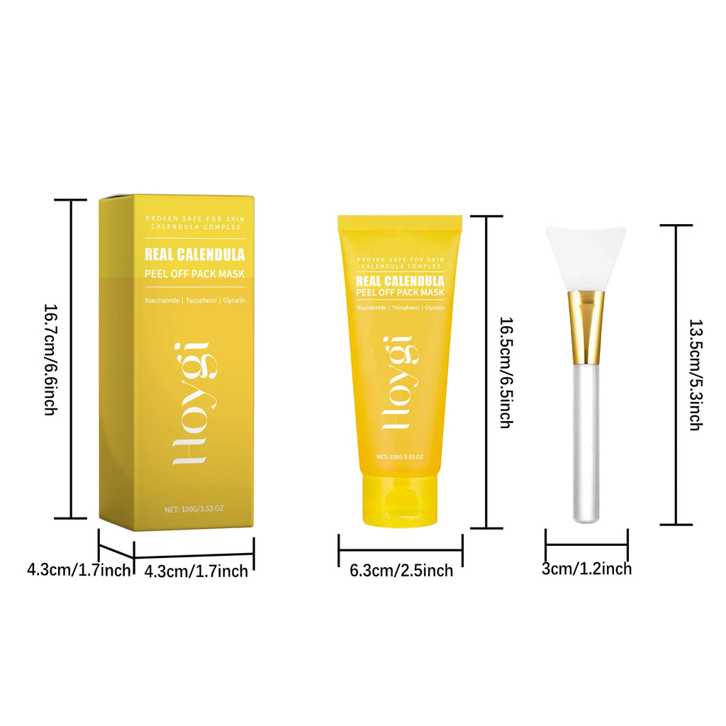 Calendula Peel-Off Mask – Blackheads, Pores & Brightening Peel-Off Face Mask Oasis Select