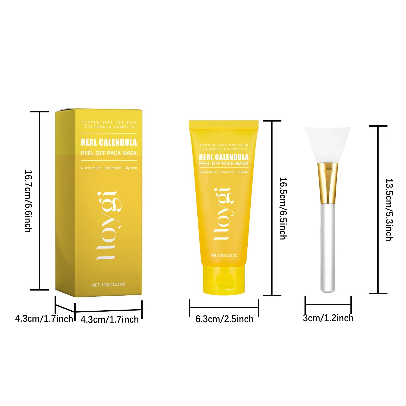 Calendula Peel-Off Mask – Blackheads, Pores & Brightening Peel-Off Face Mask Oasis Select