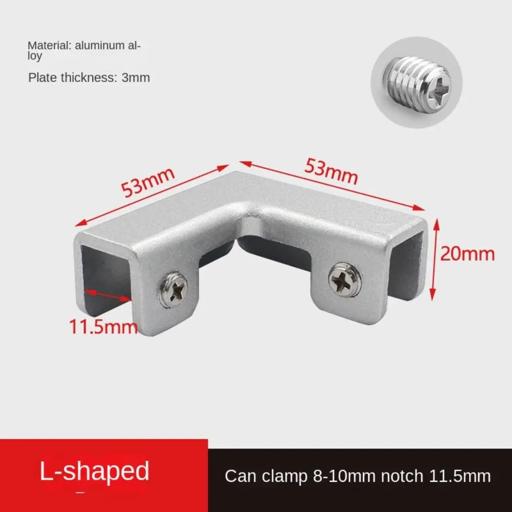 Aluminum Alloy Corner Bracket | L, T & Cross Fixing Clips