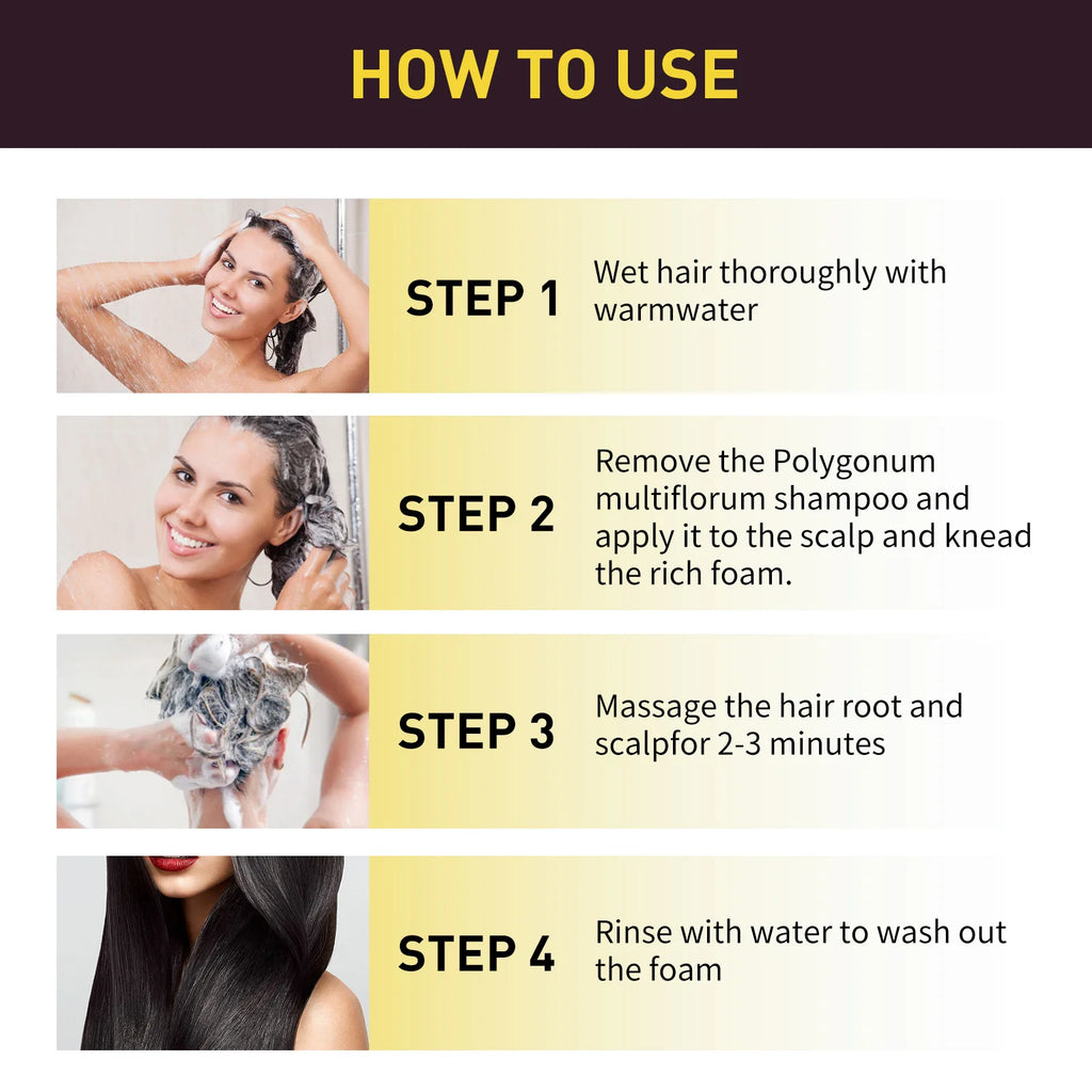 EELHOE Gray Hair Color Dye Shampoo – Restore Black Hair Hair Color Shampoo Oasis Select