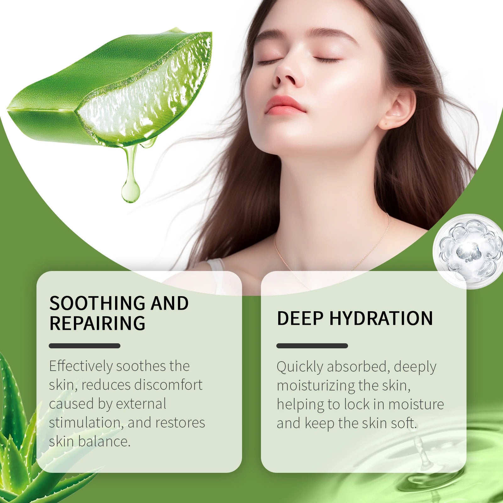 100ml Aloe Vera Toner Tonic Hydration Oil Control Refreshing Rejuvenation Smooth Facial Moisturizing Toner Serum Skin Care New Oasis Select