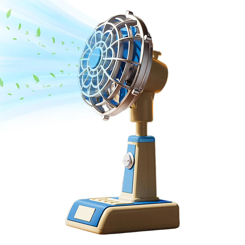 Desk Fan 1800mAh USB Rechargeable 3 Speeds Personal Fan Portable Small Electric Fan Desktop charging fan for Home Office Bedroom Oasis Select