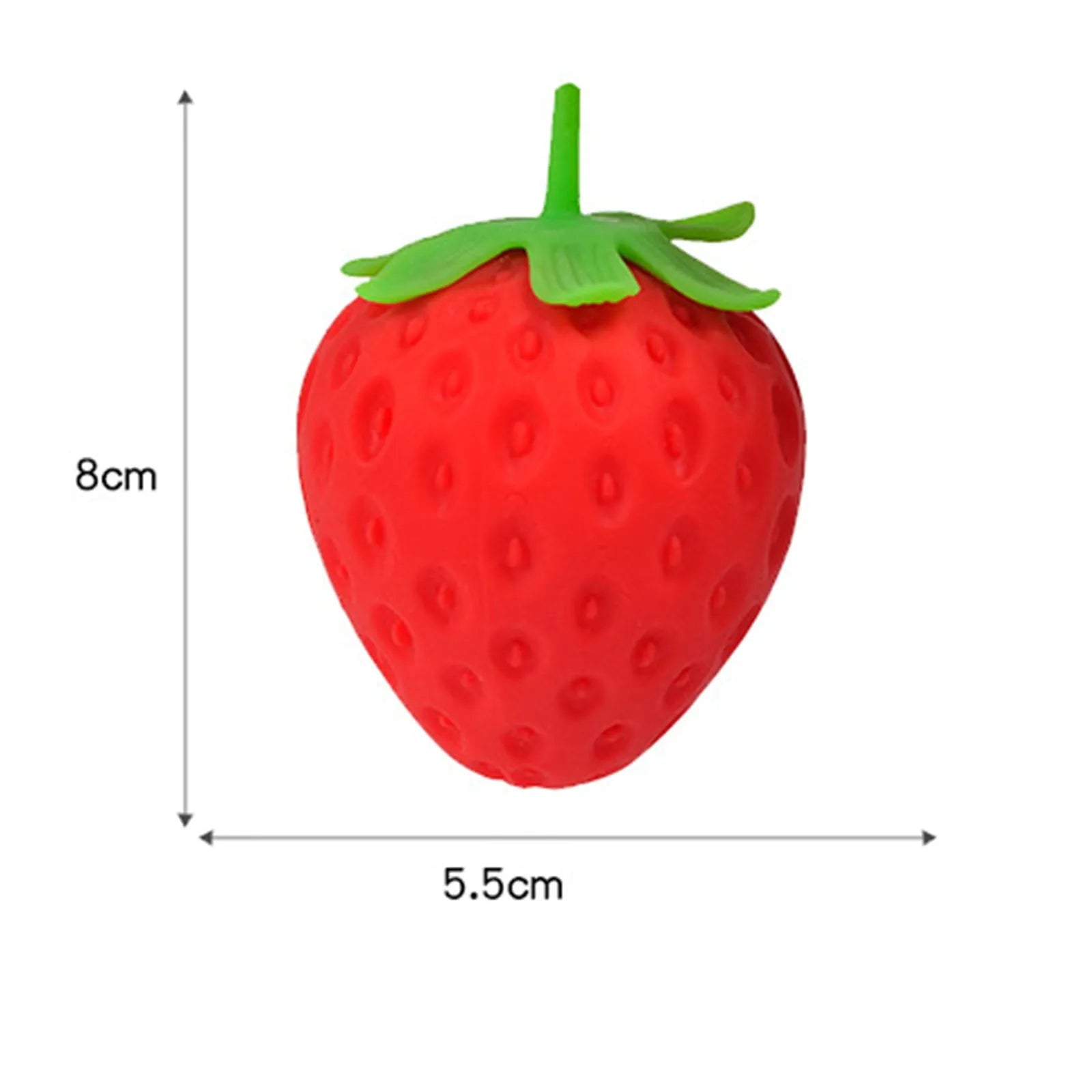 Super Jumbo Strawberry Squishy Slow Rising Antistress for Adults Anti-Anxiety Fidget Toy Kid Grownups Squeeze with Non-Toxic Gif Oasis Select