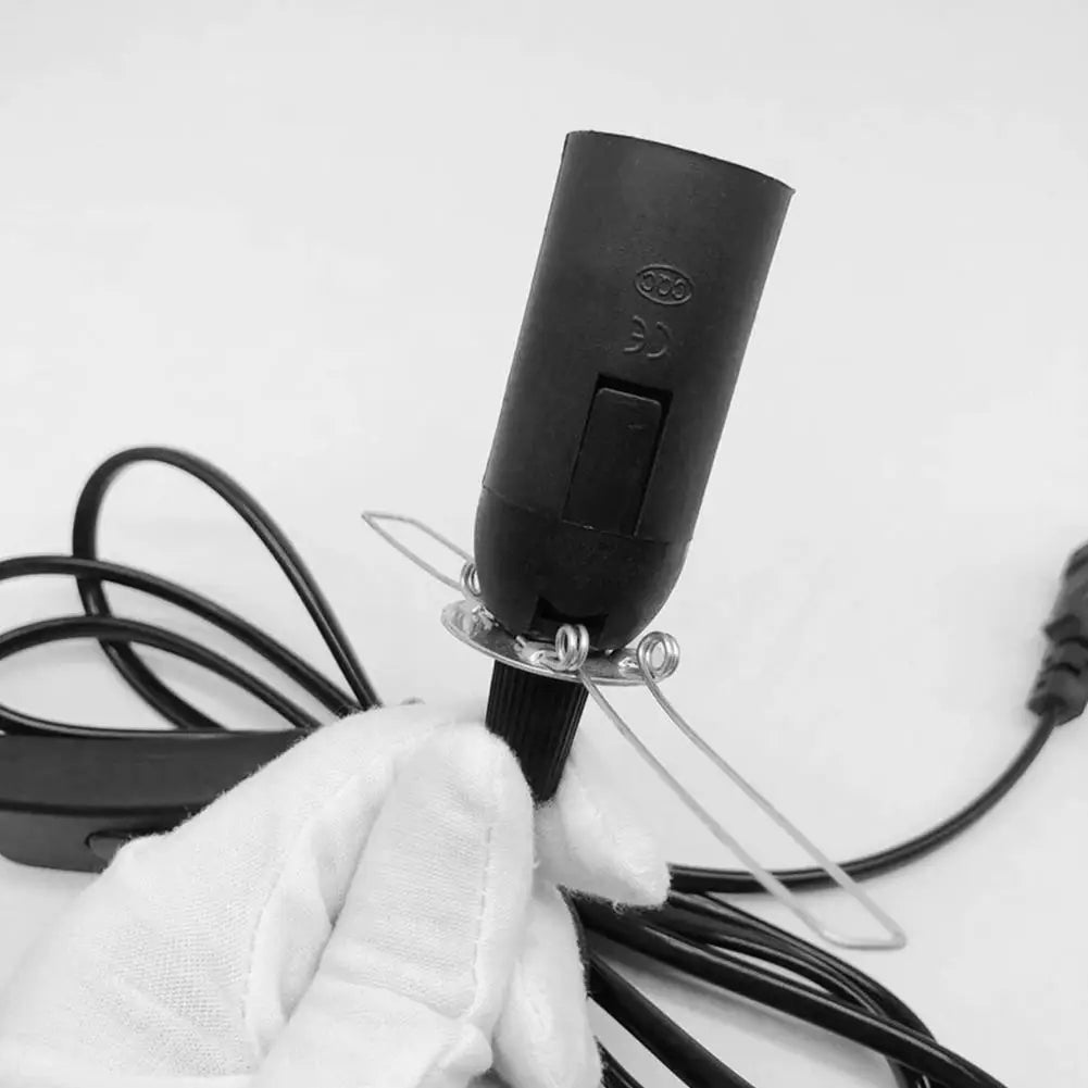 1.8m E14 Salt Lamp Cord with On/Off Switch & EU Plug