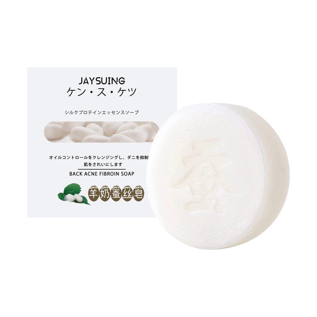 Jaysuing Back Acne Soap – Deep Cleanse, Exfoliate & Fade Spots Acne Treatment Soap Oasis Select 60g boxed