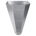 Medium Galvanized Poultry Restraint Cones for Chicken Slaughter - Suitable for Large Laying Hens & Broilers Oasis Select DY1227
