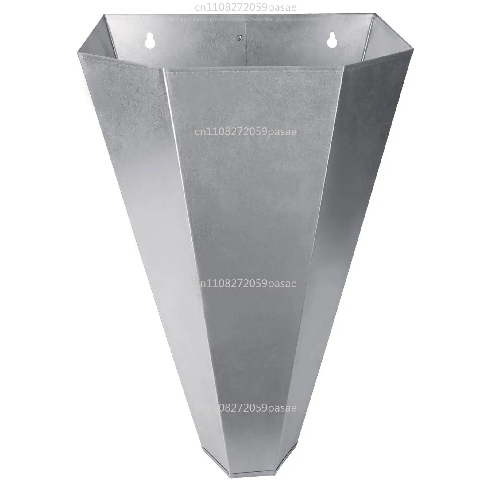 Medium Galvanized Poultry Restraint Cones for Chicken Slaughter - Suitable for Large Laying Hens & Broilers Oasis Select DY1227