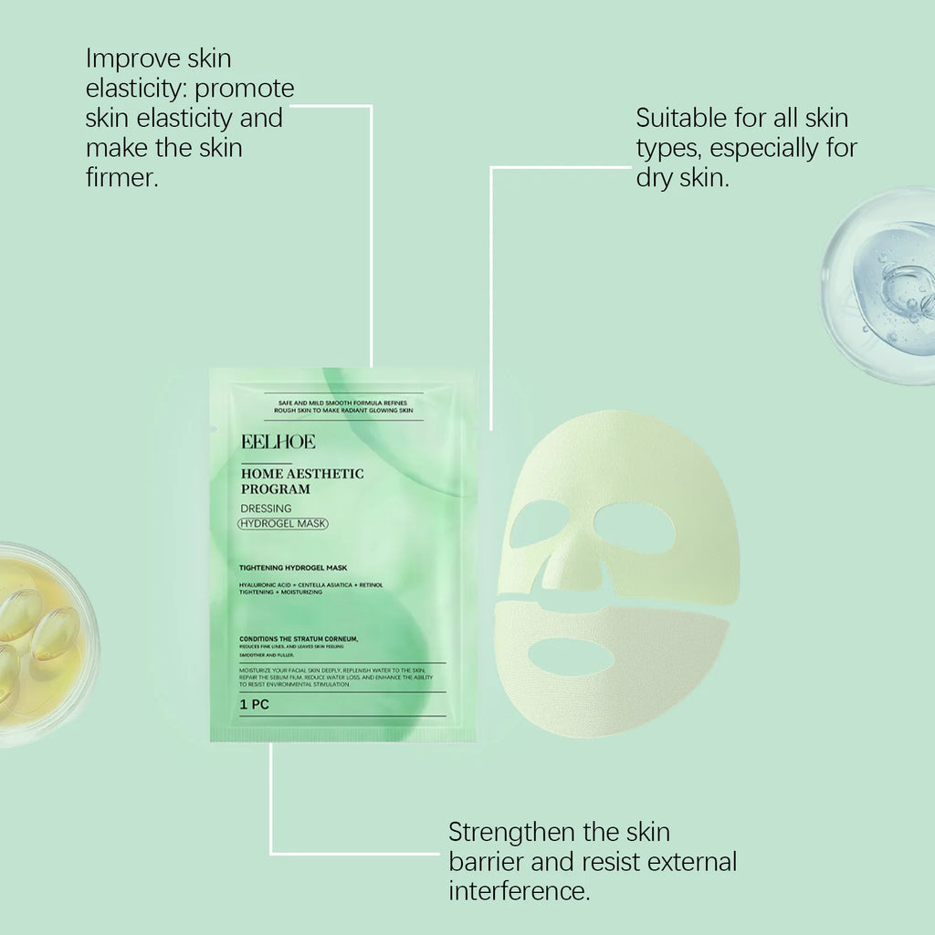 Eelhoe Centella Asiatica Hydrogel Mask – Brighten & Tighten Hydrogel Face Mask Oasis Select
