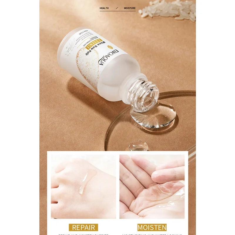 BIOAQUA Rice Essence Hyaluronic Acid Face Essence Nourishing Moisturizing Whitening Anti-Wrinkle Serum Facial Skin Care Oasis Select
